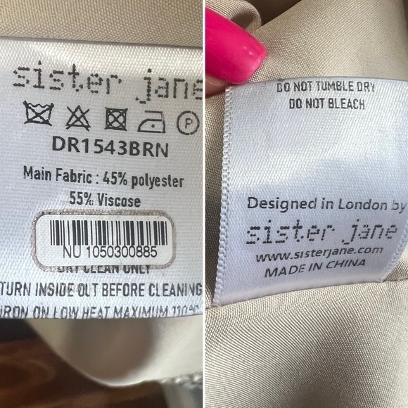 Sister Jane Jacquard Tempo Leopard Dress Size Large - Picture 11 of 11